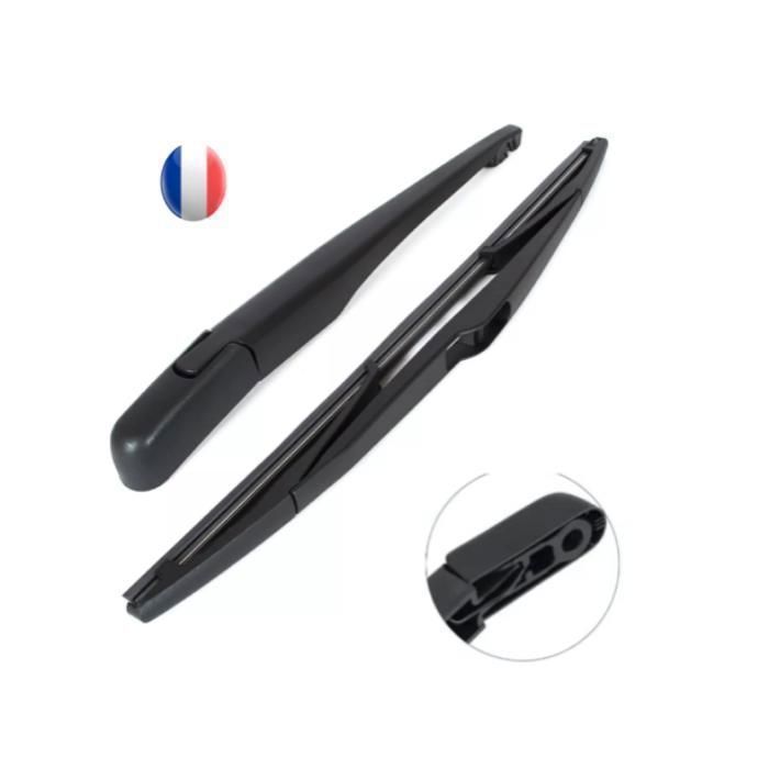 Bras Et Balai D'essuie-glace Arrière Pour BMW Série 1 F20 F21 (2011-2019) - Longueur Bras 33 Cm, Balai 31 Cm - Noir ABS Et Métal