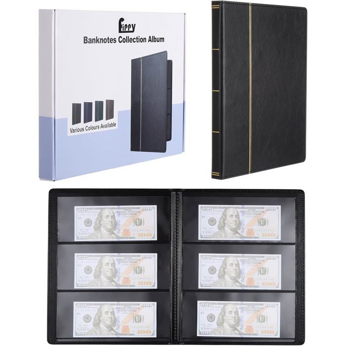 5 Pochettes De Billets SAFE 465 Compact - A4, 3 Cases Transparentes (220x97mm) - Allemagne