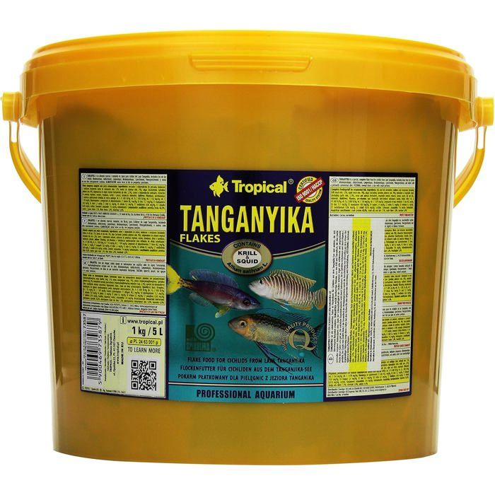 Meilleurs prix pour Nourriture en flocons - TROPICAL - TANGANYIKA 5L - Krill & seiche - Spiruline - Vitamine C