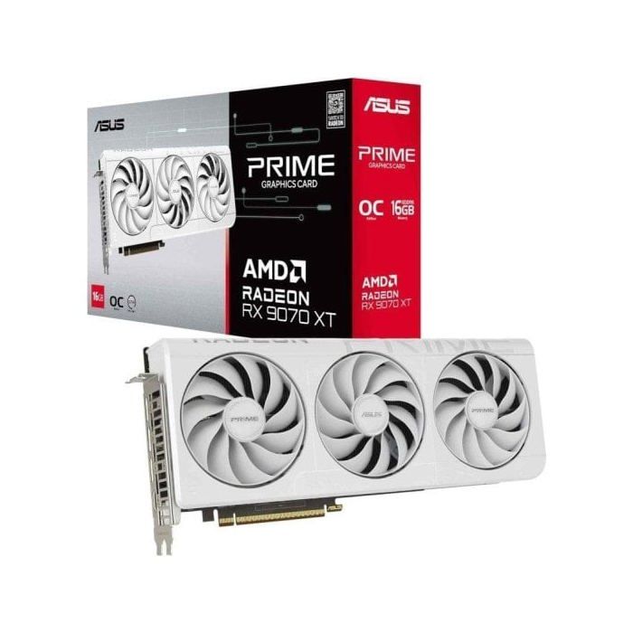 Carte Graphique ASUS PRIME Radeon RX 9070 XT 16 Go GDDR6 – PCIe 5.0, 3 x DisplayPort - vue 5