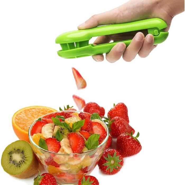 Coupe-Raisin Luvan Vert – Gadget Cuisine Bébé & Tout-Petits, Coupe En 4 Morceaux Raisins, Tomates Cerises, Fraises En Quelques Secondes