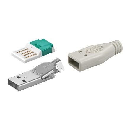 Alpexe® USB A Connecteur a sertir sans outil - ...