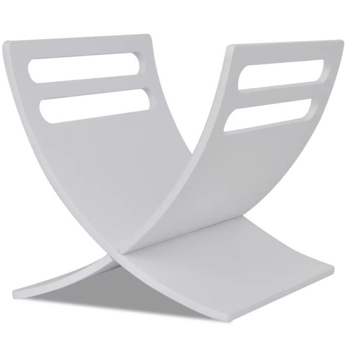Porte-magazine effet osier L39X10 cm