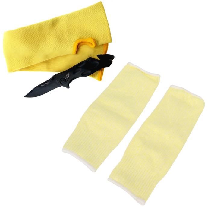 Gilet De Protection Anti-coupures Niveau 5 - Col Rond, Manches Courtes - Pour Métallurgie, Découpe, Cuisine Professionnelle