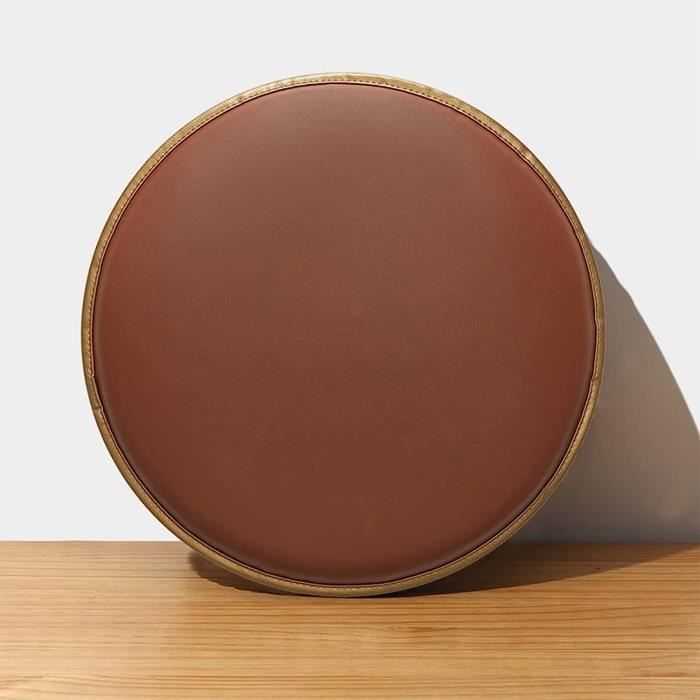 Coussin De Chaise Rond Imperméable Xpnit - 40x40x5cm - Polyuréthane - Pour Intérieur/extérieur - Orange