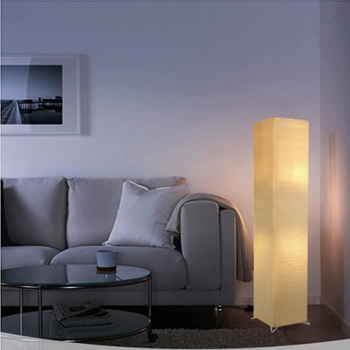 Deux Lumières Lampe En Papier De Riz, Salon Moderne Lampe De Salon Sur  Pied, Ambiance Chaleureuse Naturelle Simple (Color : [x827] - Cdiscount  Maison