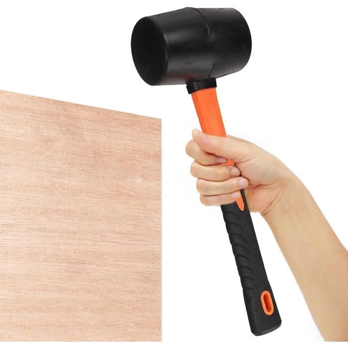 QEP - 16 oz. Maillet à plancher en caoutchouc Pro avec manche en plastique 11.5
