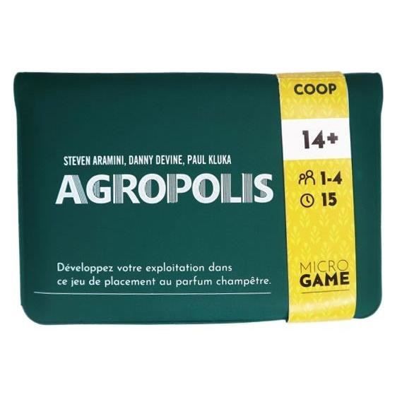Jeu de société - Agropolis - MicroGame 8 - 1 à 4 joueurs - 8 ans et plus - Durée 30 min