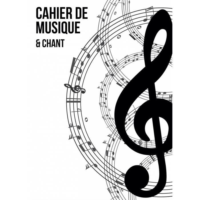 CAHIER DE MUSIQUE - PORTEE Dossier de musique 1 pièce - Cdiscount  Beaux-Arts et Loisirs créatifs