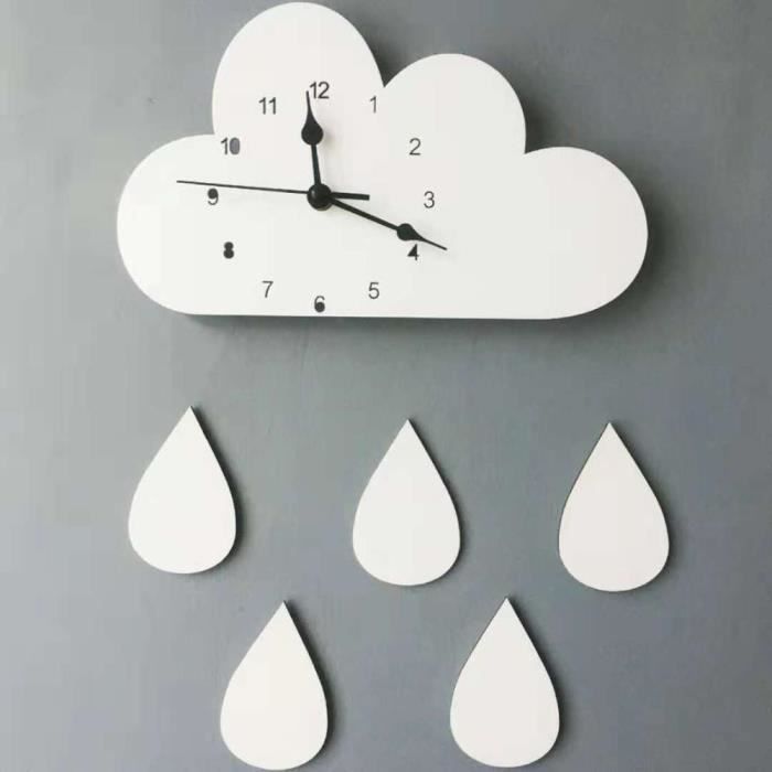Horloge Murale Blanc 28 16 Cm Nordique Bois Nuage Forme Goutte Eau Decor Chambre Enfants Bebe Sexe Neutre Pepiniere Bebe Cadeau 1 Cdiscount Maison Horloge Murale Blanc 28 16 Cm Nordique Bois Nuage Forme Goutte Eau Decor Chambre Enfants Bebe Sexe Neutre Pepiniere Bebe Cadeau 1 Cdiscount Maison