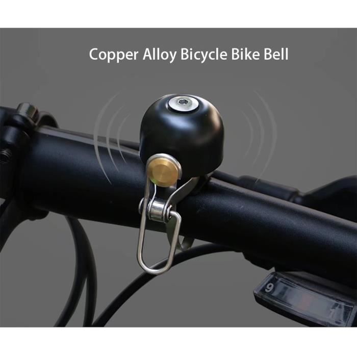 Sonnette Velo Vintage Velo Bell Cyclisme En Cuivre D Or Et Noir Pour De Guidon Cloche Velo Ideal Accessoires De Bicyclette Prix Pas Cher Cdiscount