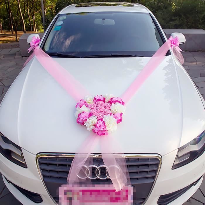 Kit decoration voiture mariage - Cdiscount