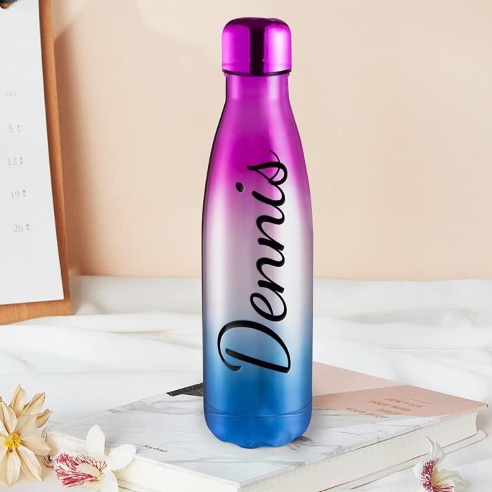 Bouteille inox isotherme Automne 50cl Noir : Chez Cartables & tr