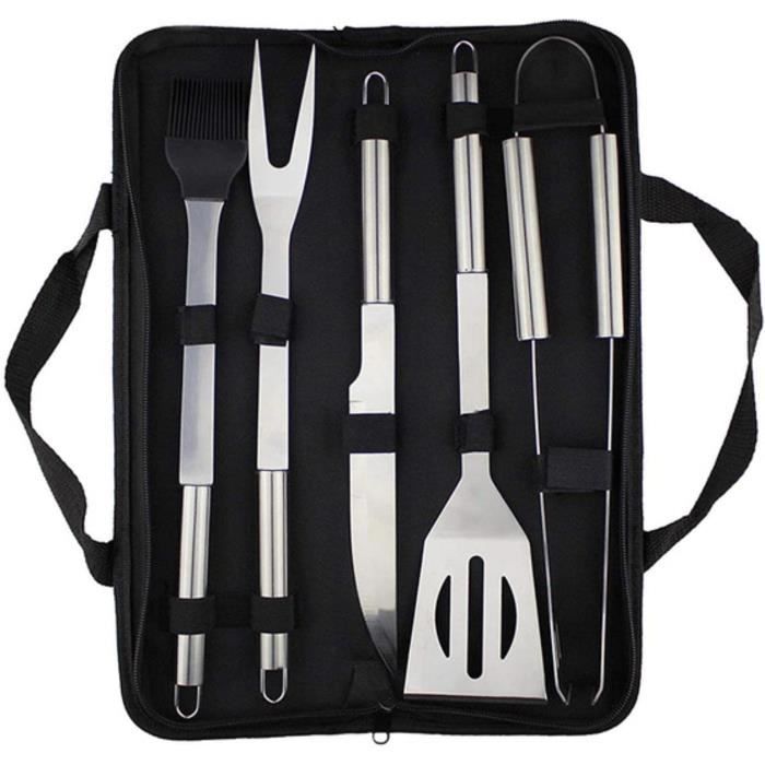 Ensemble Barbecue, 25pcs Barbecue Accessoire avec résistant à la Ensemble Barbecue, 25pcs Barbecue Accessoire avec résistant à la