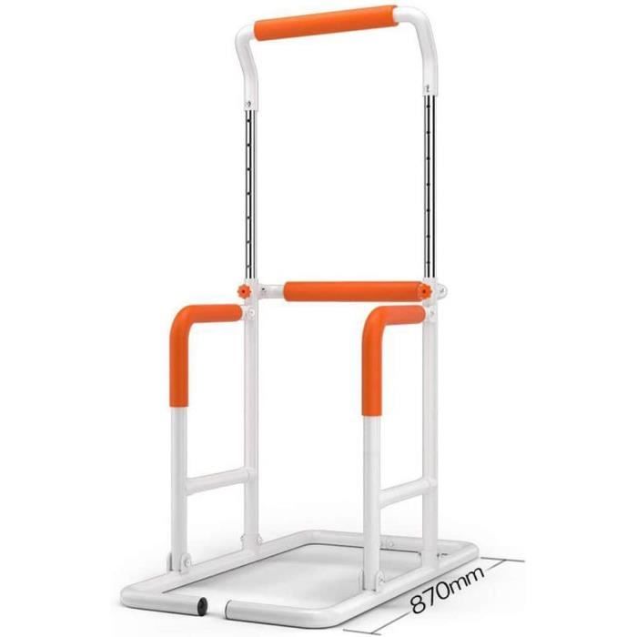 Station De Traction Et Dips Réglable En Hauteur – Multifonction, Cadre Métal, Poids Max 272 Kg