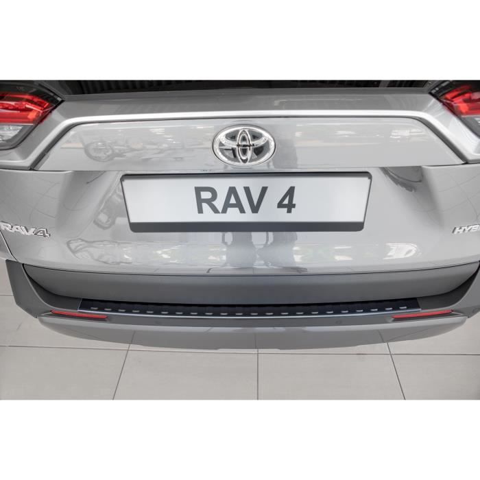 Adapté protection de seuil de coffre pour Toyota RAV4, Typ XA5 année 2019- [Anthracite brossé]