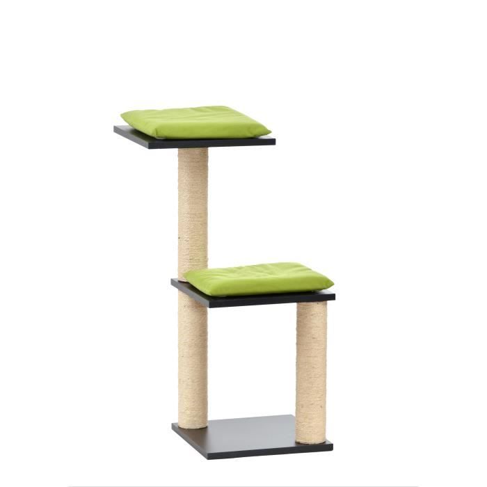 Petit Arbre à Chat Bois Et Feutrine Dara Silvio Design Colorisvert