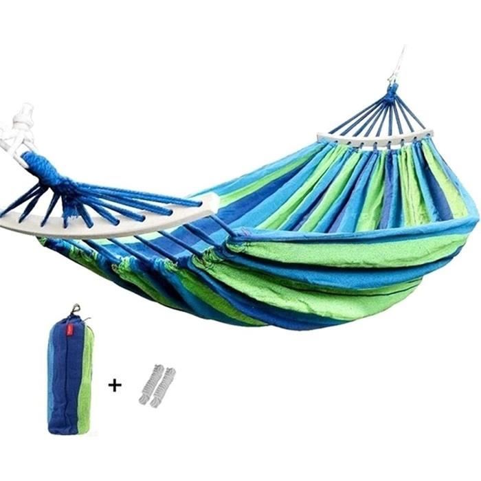 Hamac Double ENO DoubleNest Bleu Et Jaune - Capacité 400 Lb, Léger, Pour Camping