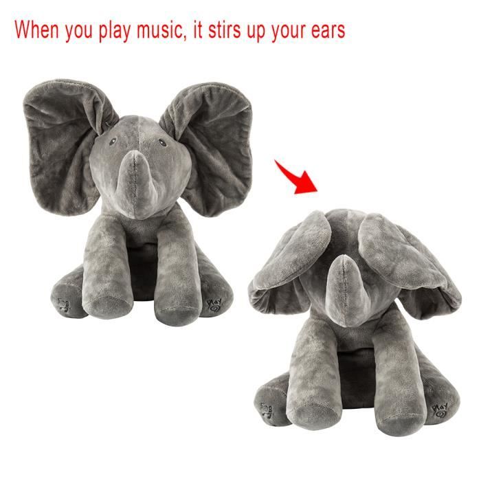 peluche elephant musical