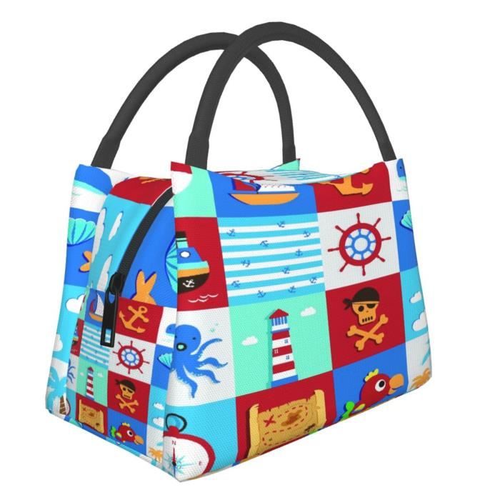 Sac à Lunch Lands’ End Space Multicolore – Neuf Avec étiquette (côté Souple)