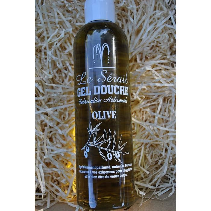 Gel Douche 250 ml senteur Olive à base de véritable savon de Marseille