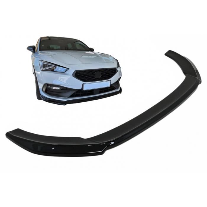 Pare-choc avant Lèvre de spoiler Pour Seat Leon MK4 FR 2020+ Noir brillant