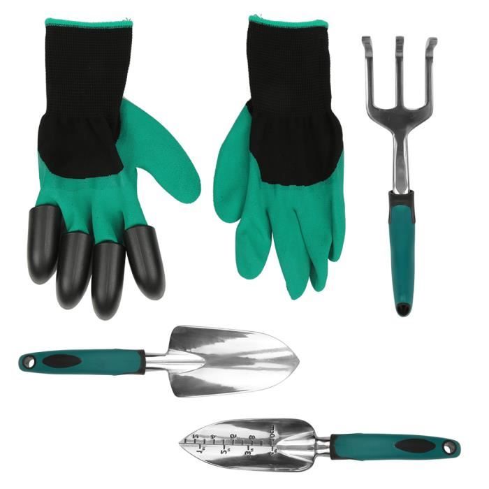 GOL 3 outils de jardin en fonte d'aluminium robustes, Avec poignée ...
