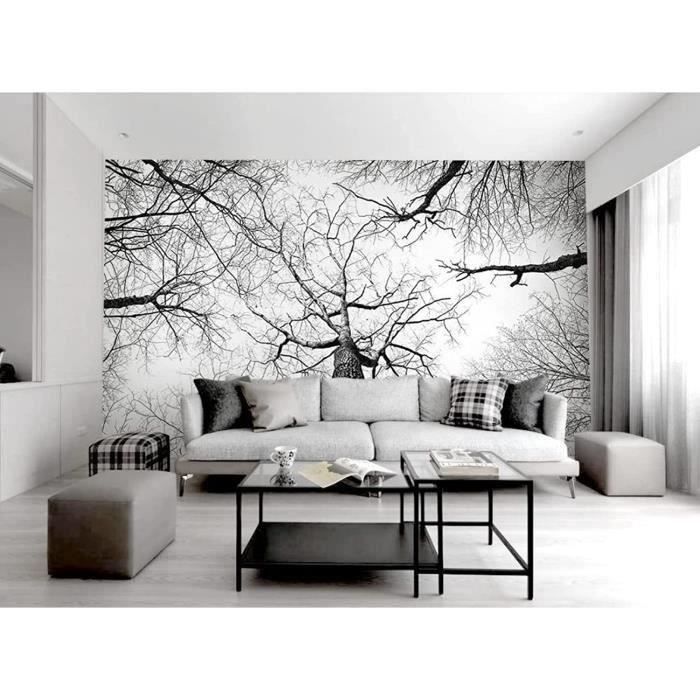 Papier Peint Montagnes Enneigées - Intissé - 200 Cm - 280 Cm Macredencedeco 95061092