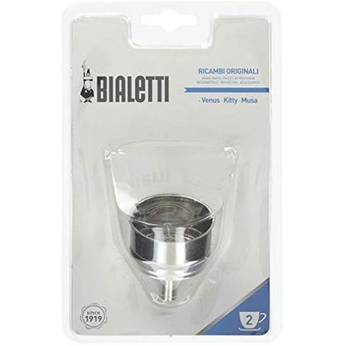 Cafetière à pression BIALETTI Blister Imbuto Std 2 Tazze Inox Compatible Musa kitty 12 x 7 x 19 cm