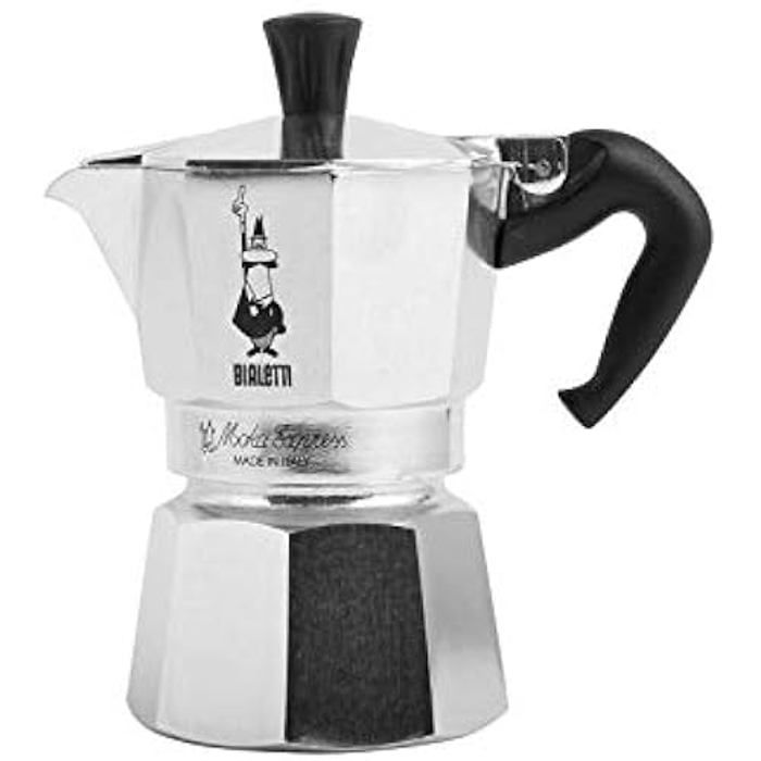 Cafetière Moka Express Bialetti FASC.TZ.1 Aluminium 3 tasses Café moulu