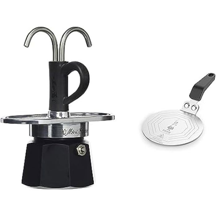 Machine à café expresso Mini Express Kandisky Moka pour 2 tasses Bialetti Compatible Induction