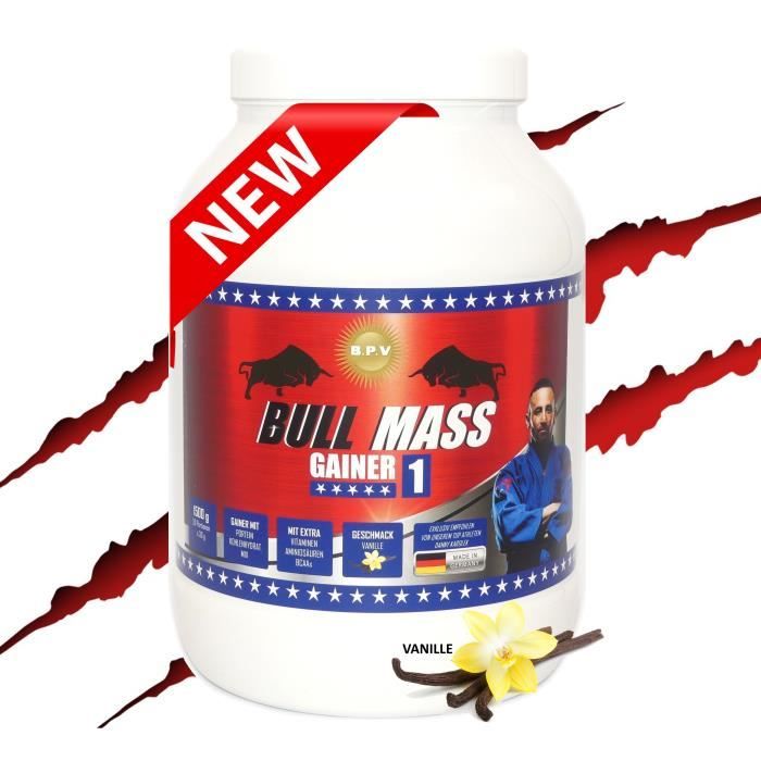 BPV- BULL MASS GAINER 1500g | Hardgainer complexe avec des hydrates de ...