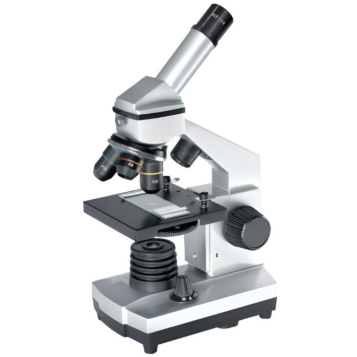 Bresser Junior Biolux CA 40x-1024x – Microscope Enfant Métal Avec Adaptateur Smartphone & Valise