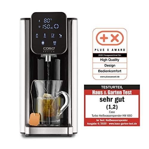 Thermopot 5 Litres Acier Inoxydable - Distributeur D'eau Chaude, Maintien Au Chaud - Écran LCD, Minuterie, 5 Températures (40-98°C) - 680W