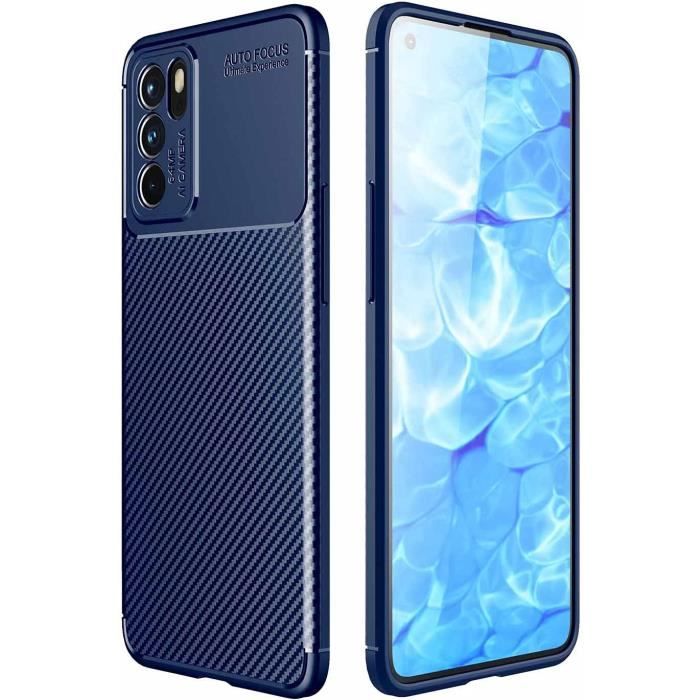 Coque Transparente Anti-Choc Pour Oppo Reno 6 Pro 5G - TPU Souple Anti-jaunissement - Bords Surélevés Protection écran & Caméra