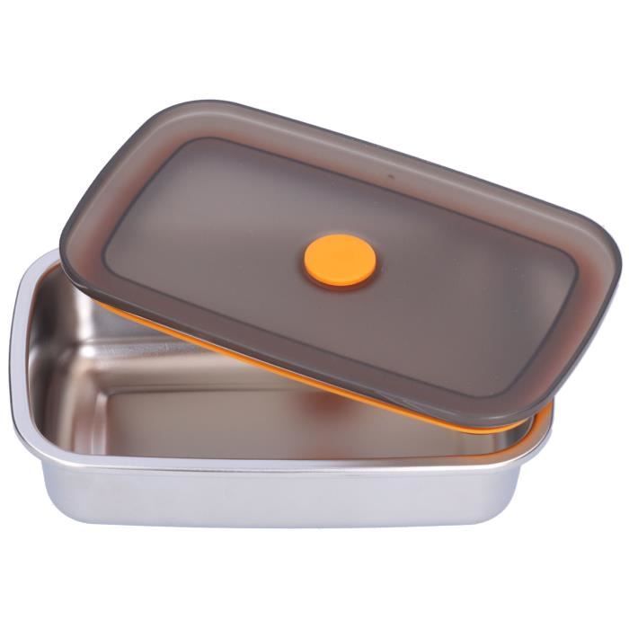 Lot De 3 Boîtes De Conservation Alimentaire En Acier