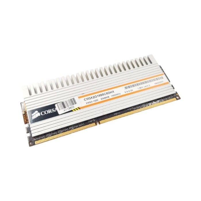 Acheter Barrette Mémoire 2Go RAM DDR3 Corsair XMS3 CM3X2G1600C9DHX DIMM PC3-12800U Reconditionné - 14,21 € Barrette Mémoire 2Go RAM DDR3 Corsair XMS3 CM3X2G1600C9DHX DIMM PC3-12800U Reconditionné - Corsair reconditionné disponible sur Cdiscount Seconde Vie