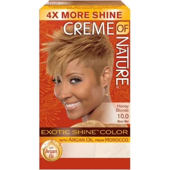 Crème of Nature Exotic Shine Couleur Blond Miel 10.0