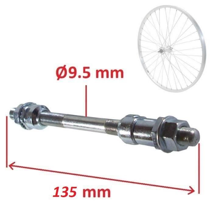 Lot De 2 Axes De Moyeu Avant Campagnolo Vintage - 110 Mm, Pas 3/8-26 TPI Pour QR