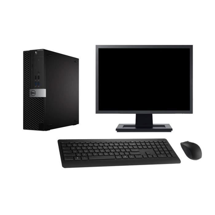 PC Dell 3040 SFF Ecran 22 Intel i5 6500 RAM 8Go SSD 120Go HDMI Windows 10 Wifi