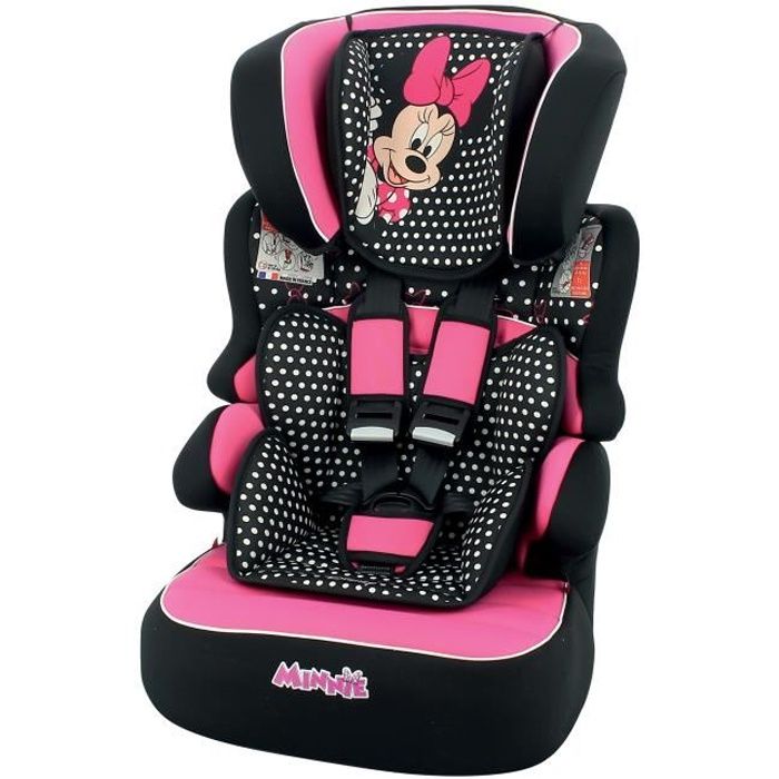 Siège auto BELINE groupe 1/2/3 (9-36kg) - Minnie luxe - Disney - Achat /  Vente siège auto Siège auto BELINE groupe 1/2/3 (9-36kg) - Minnie luxe -  Disney - Cdiscount