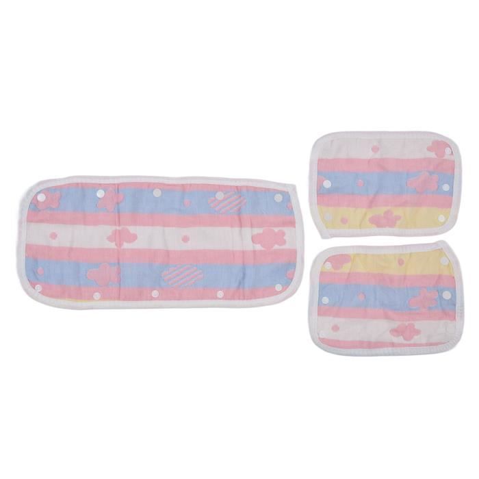 Bébé poussette poignée couverture tissu poussette pare-chocs barre poignée poignée enfants poussette accessoire(Noir