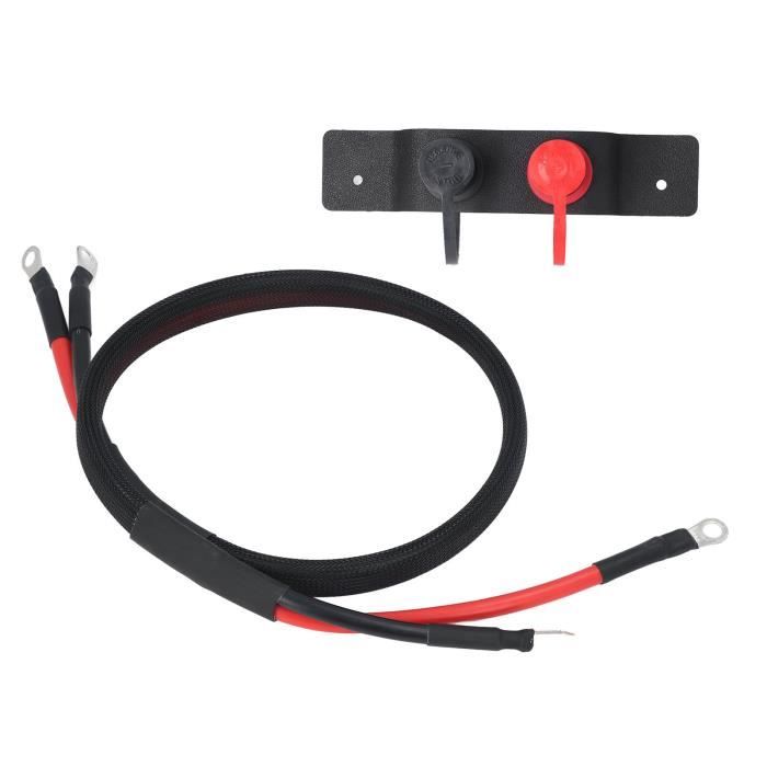 Brilluxa Kit de relocalisation de borne de batterie Câble de 1,2 m de