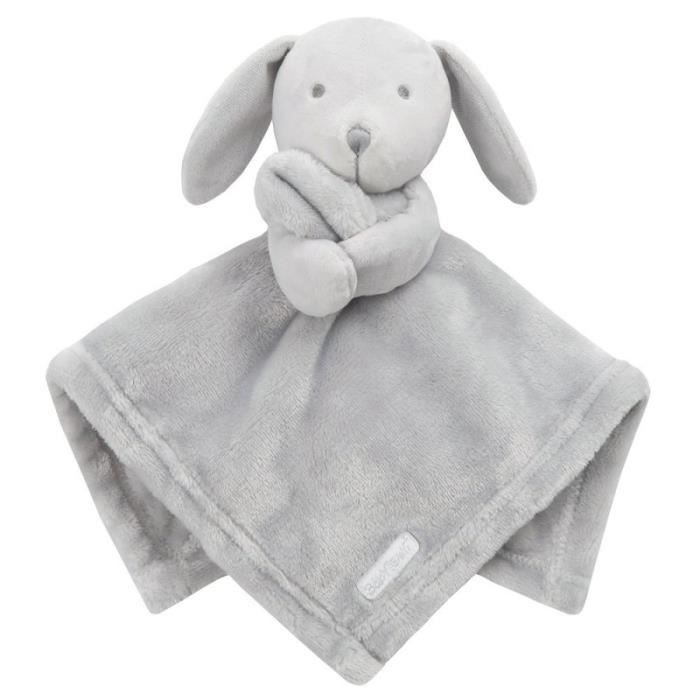 Doudou plat mixte bebe garcon fille lapin gris cadeau naissance Cdiscount Puericulture Eveil bebe