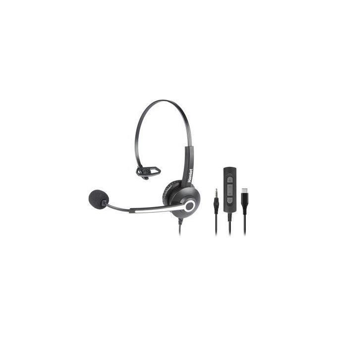 Hamlet HHEADM CJM écouteurcasque Avec fil Arceau BureauCentre d'appels USB Type C Neuf - vue 4