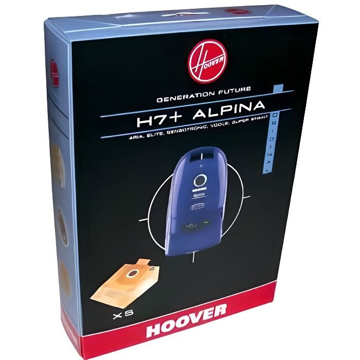 5 Sacs aspirateur Hoover Alpina - Hoover - réf. 09026177