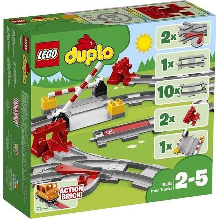 SHOT CASE - LEGO DUPLO Ma ville 10882 Les Rails du Train