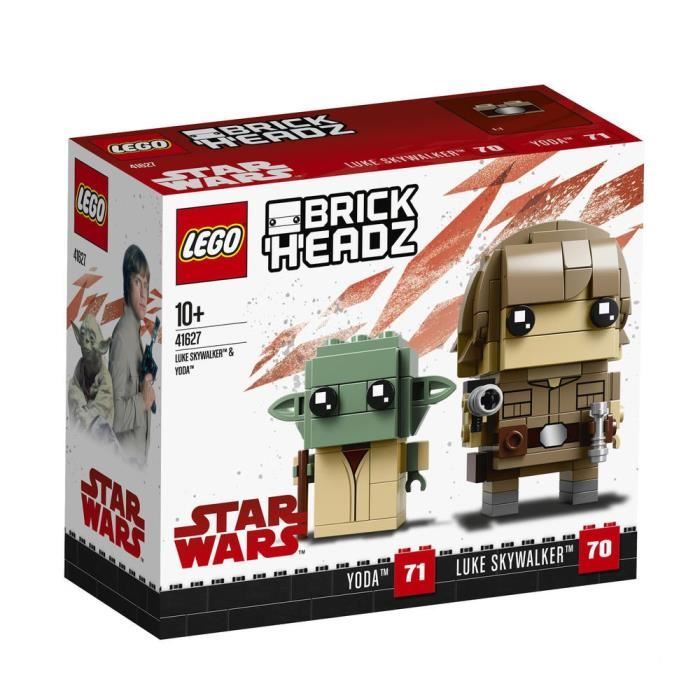 LEGO® Brickheadz 41627 Luke Skywalker™ & Yoda™ Reconditionné - Lego reconditionné disponible sur Cdiscount Seconde Vie