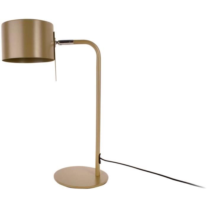 Lampe De Bureau En Metal Shell Vert Mousse Vert Mousse Cdiscount Maison