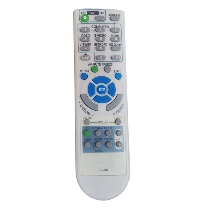 Télécommande De Rechange Universelle Pour Vidéoprojecteur - Compatible Aurzen EAZZE D1 Pro, DBX-TV, Alvar, WEWATCH, EXTRAVIS, Dangbei - Portée Infrarouge 8m